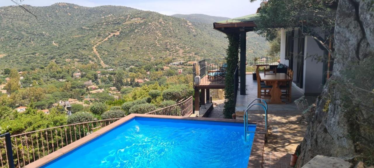 Villetta With Heated Pool And Panoramic View Torre delle Stelle Ngoại thất bức ảnh