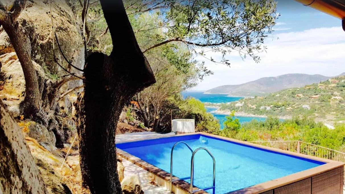 Villetta With Heated Pool And Panoramic View Torre delle Stelle Ngoại thất bức ảnh
