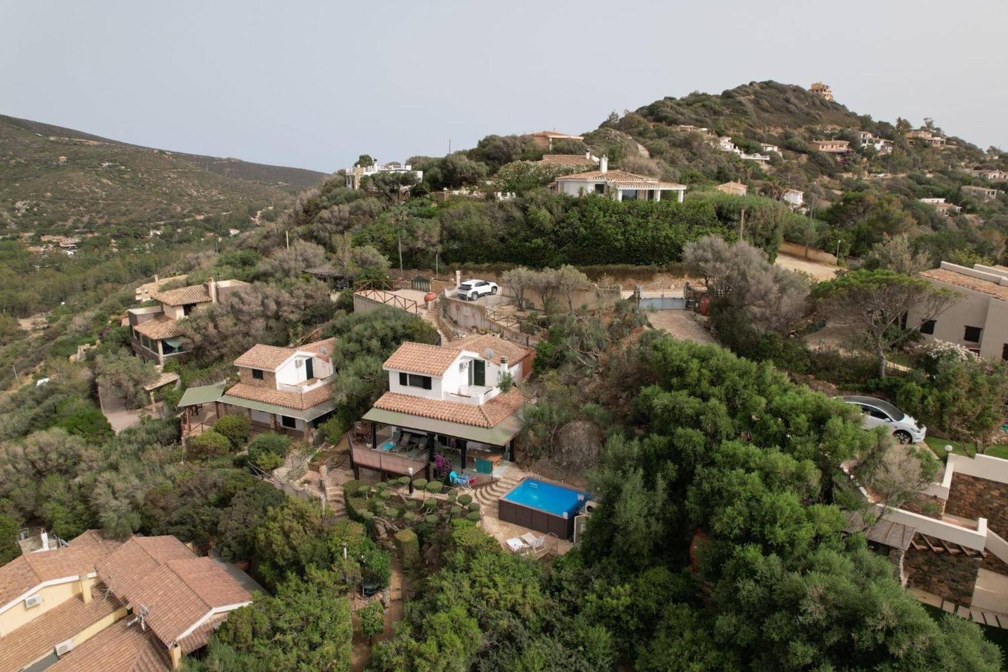 Villetta With Heated Pool And Panoramic View Torre delle Stelle Ngoại thất bức ảnh